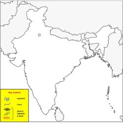 Map of ancient india worksheet